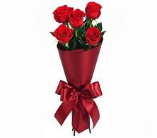Букет 5 Красных роз Эдлесс Лав в Туринская Слобода
