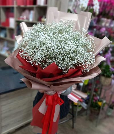 Букет цветов из: Гипсофила в Туринская Слобода