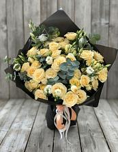 Букет цветов из:  Розы и Лизиантусы в Туринская Слобода