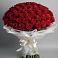 Букет 101 Красная роза Блэк Мэджик в Туринская Слобода