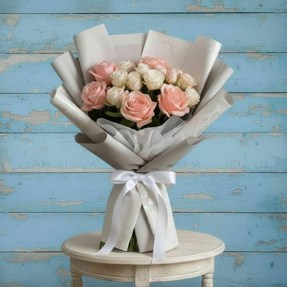 Букет цветов из: Розы в Туринская Слобода