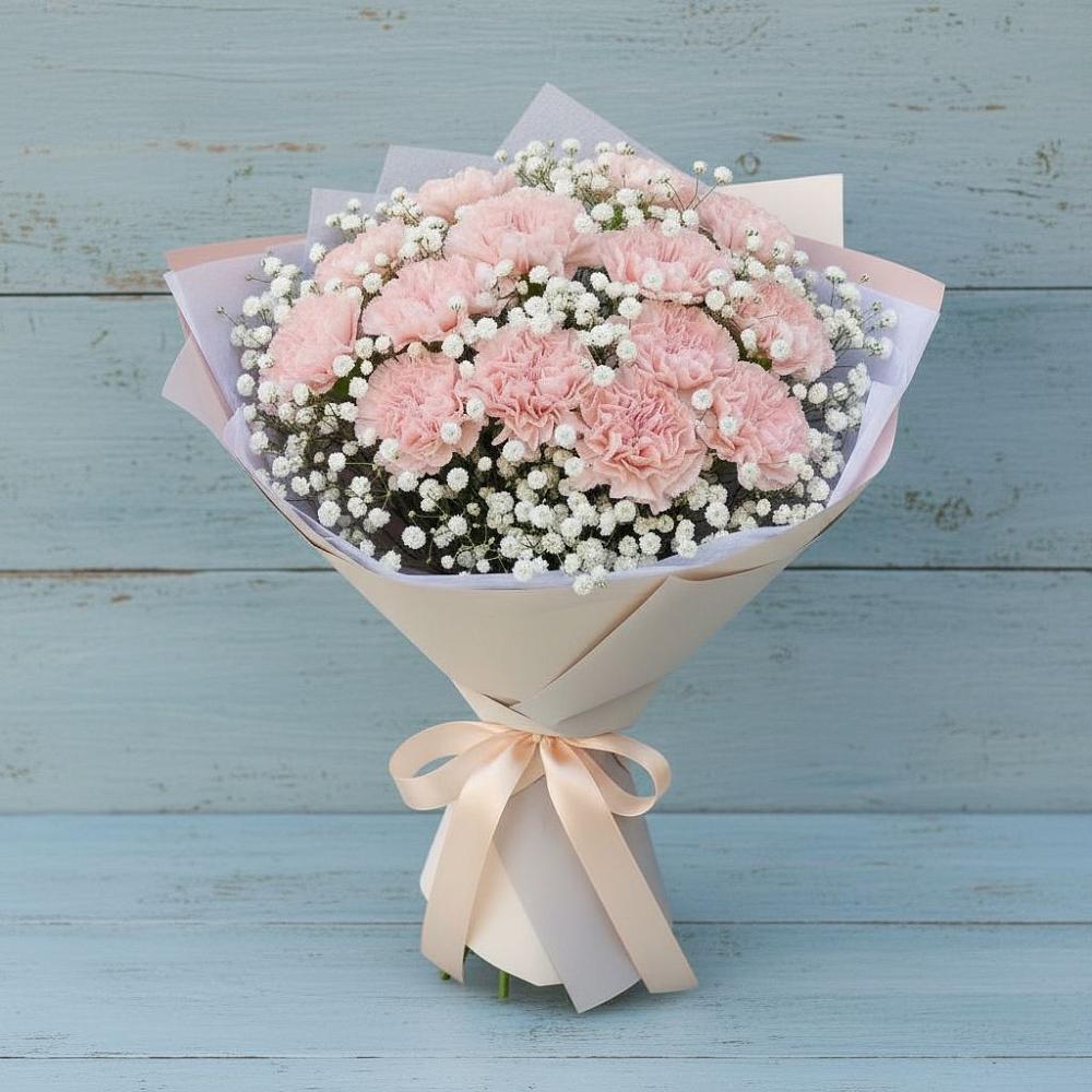 Букет цветов из: Гвоздики в Туринская Слобода