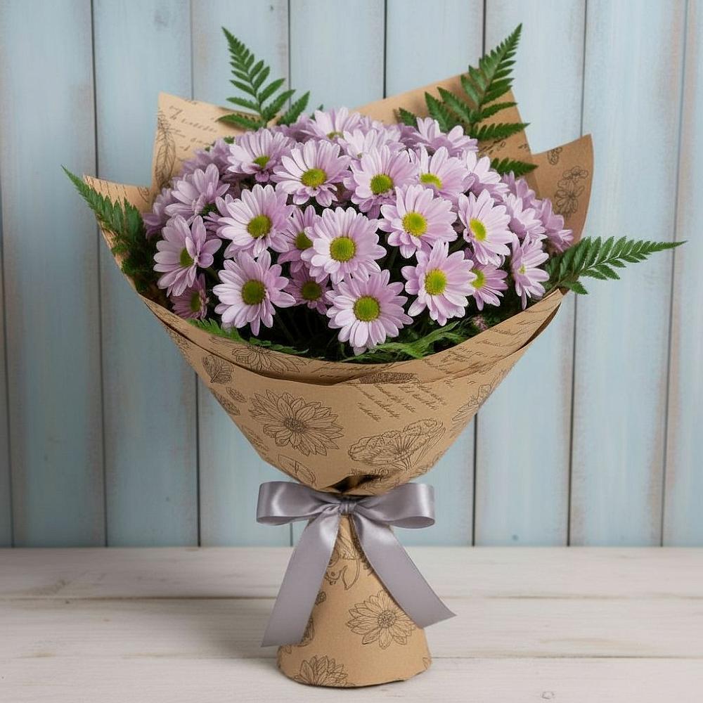 Букет цветов из: Хризантемы в Туринская Слобода
