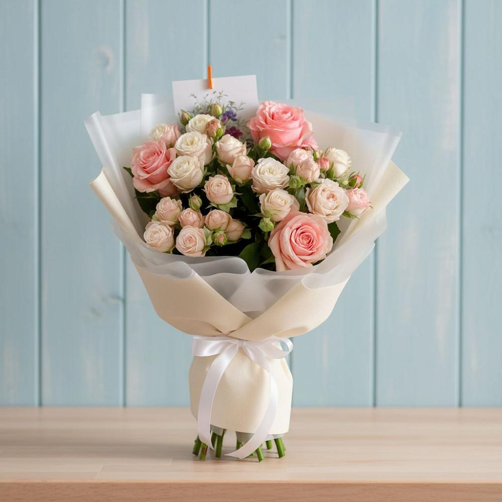 Букет цветов из: Розы в Туринская Слобода