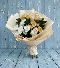 Букет цветов из:  Розы и Хризантемы в Туринская Слобода