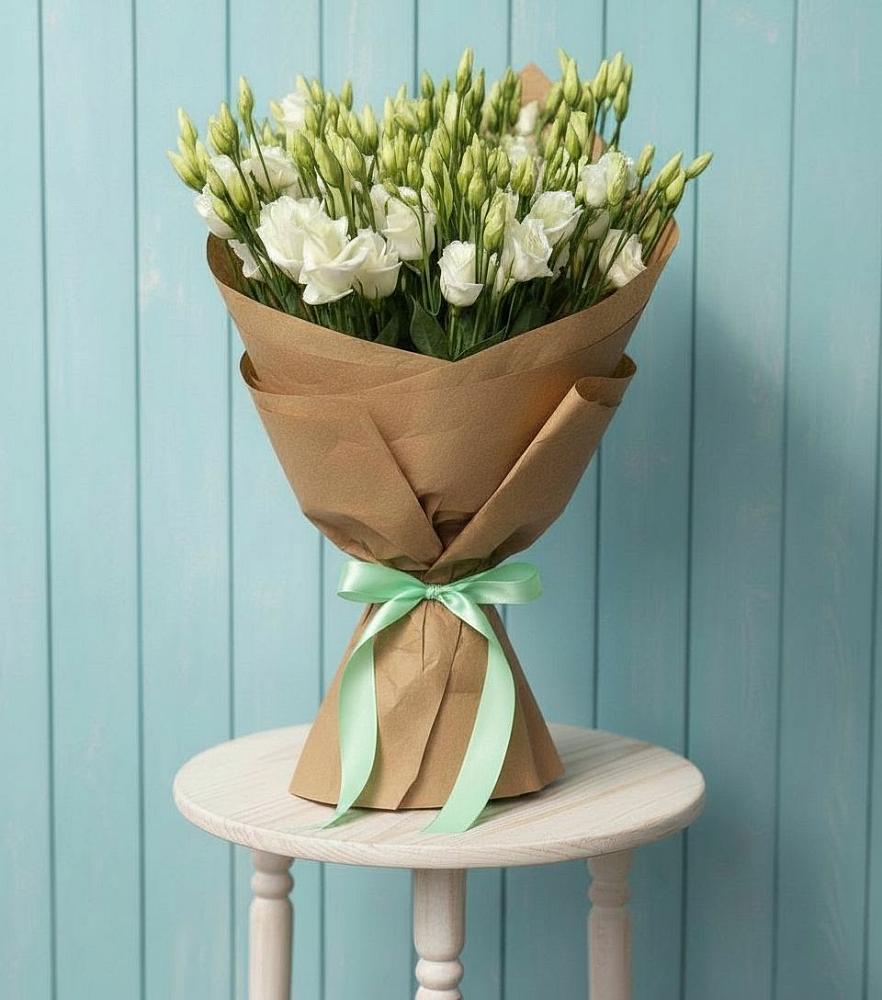 Букет цветов из: Лизиантусы в Туринская Слобода