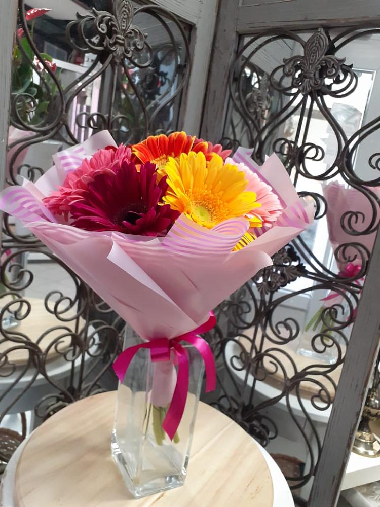 Букет цветов из: Герберы в Туринская Слобода