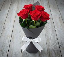 Букет 5 Красных роз Эдлесс Лав #REPLACE_PRED# Туринская Слобода