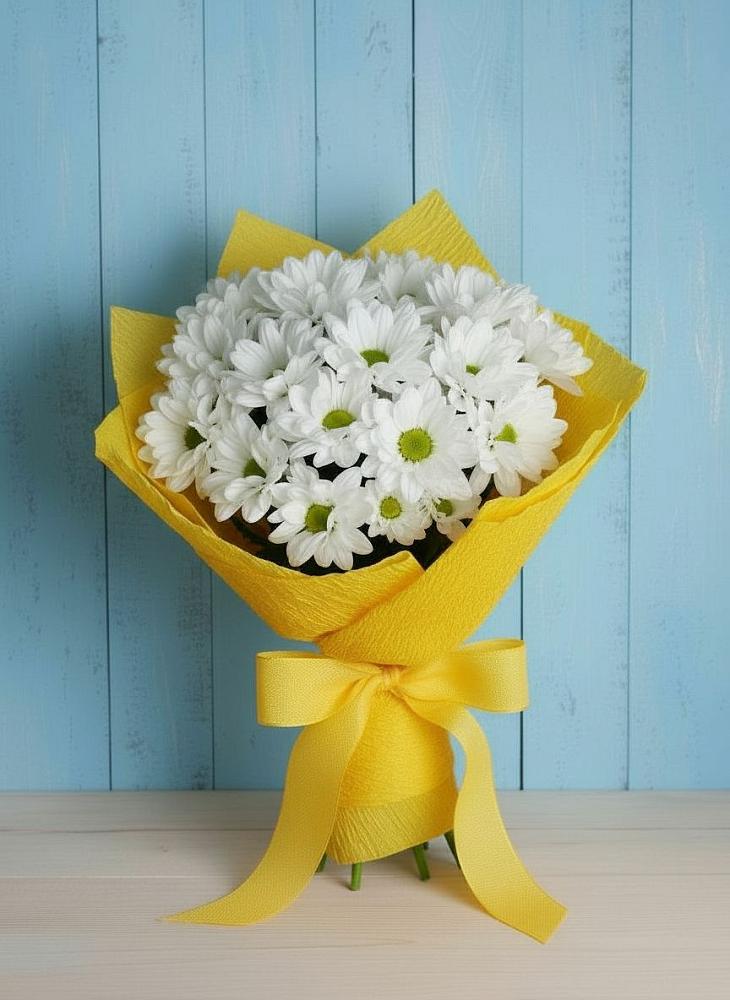 Букет цветов из: Хризантемы в Туринская Слобода