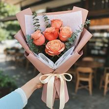 Букет цветов из:  Розы в Туринская Слобода