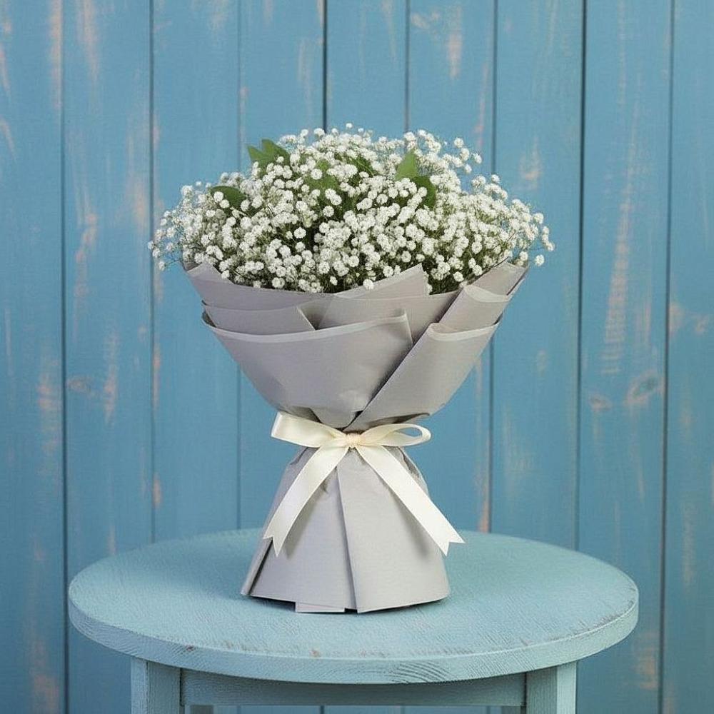 Букет цветов из: Гипсофила в Туринская Слобода