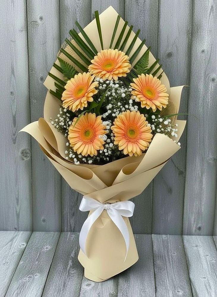 Букет цветов из: Герберы в Туринская Слобода