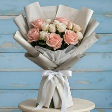 Букет цветов из:  Розы #REPLACE_PRED# Туринская Слобода