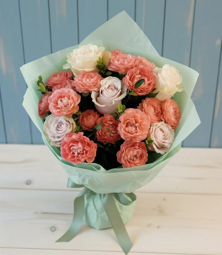 Букет цветов из: Розы в Туринская Слобода