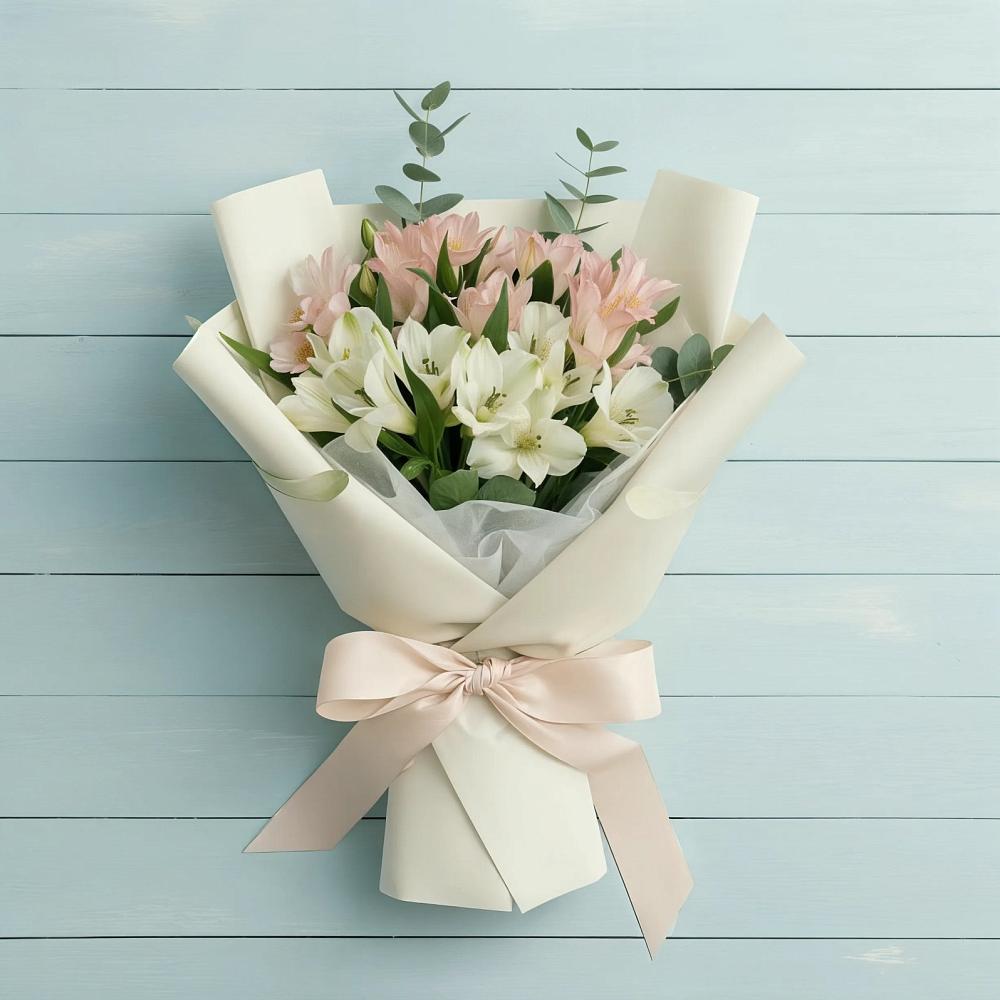 Букет цветов из: Альстромерии в Туринская Слобода