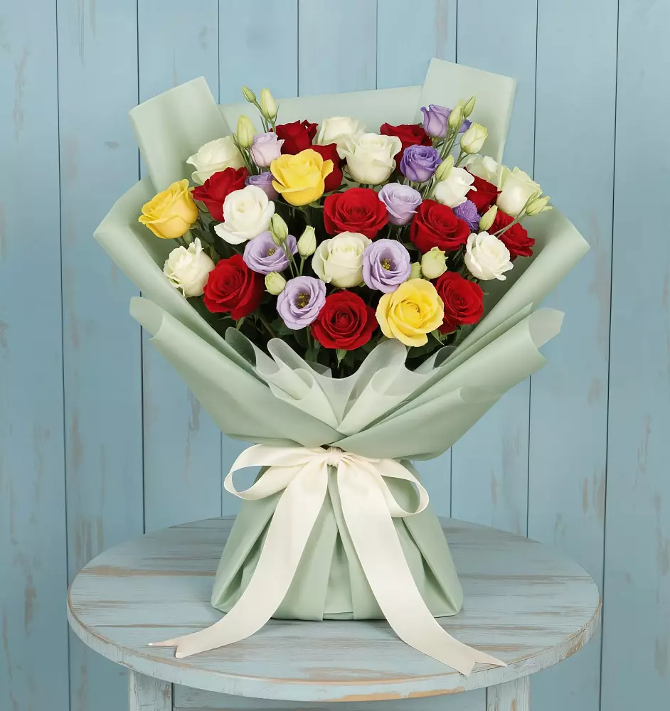 Букет цветов из: Розы в Туринская Слобода