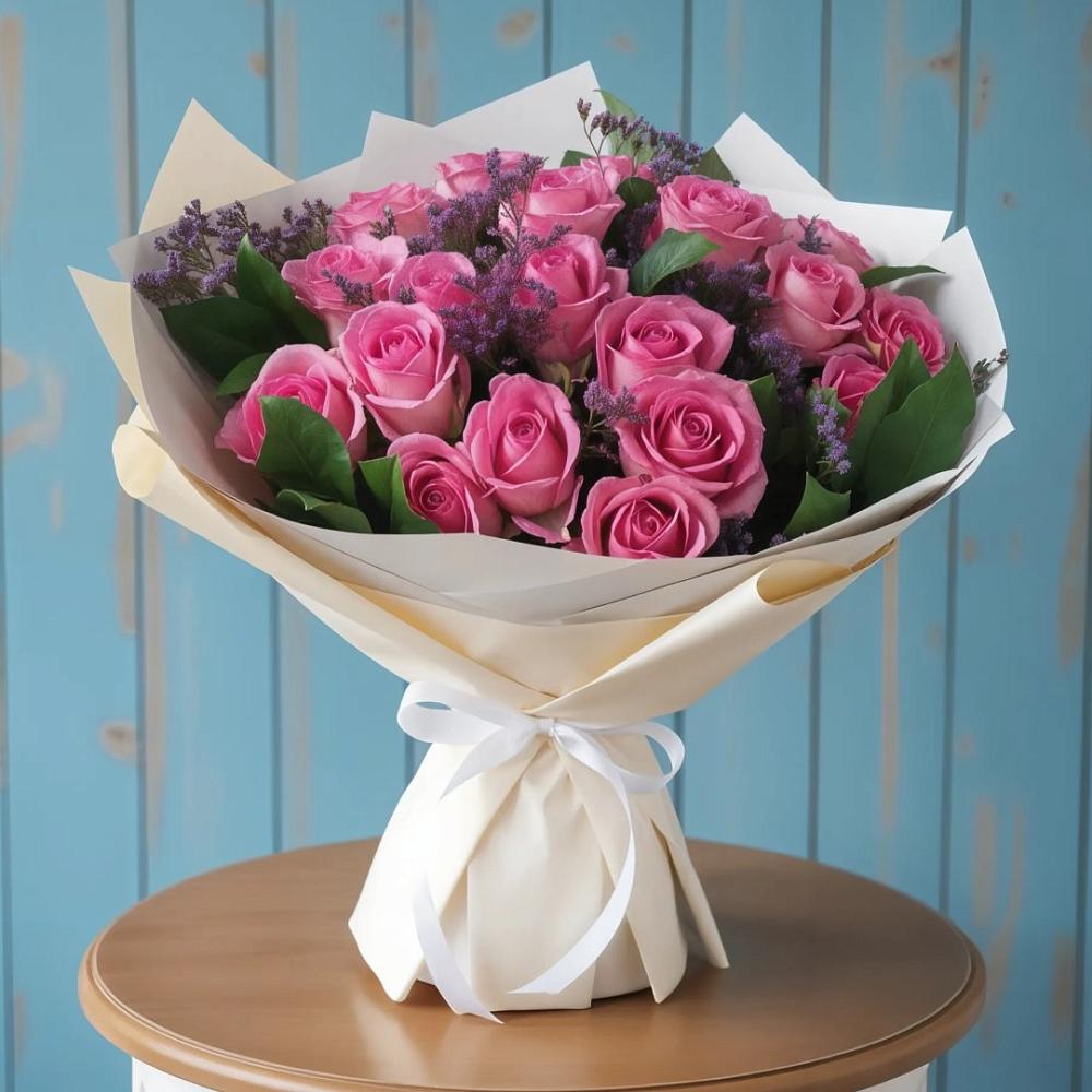 Букет цветов из: Розы в Туринская Слобода