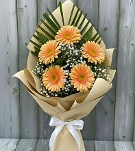 Букет цветов из:  Герберы #REPLACE_PRED# Туринская Слобода