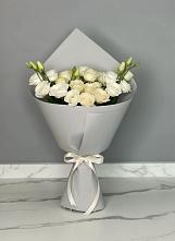 Букет цветов из:  Розы и Лизиантусы в Туринская Слобода